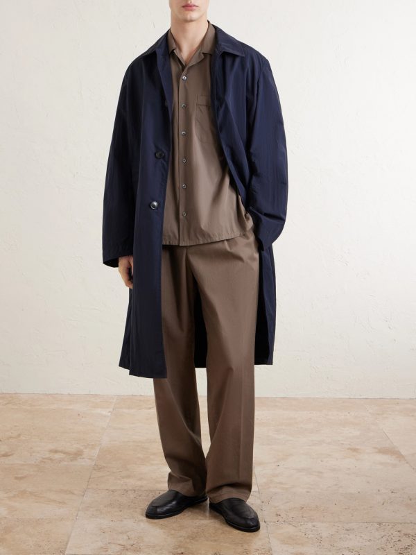 Camp-Collar Cotton Shirt - OU Camp-Collar Cotton Shirt - OU