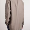 Garment-Dyed Cotton and Silk-Blend Shirt - BK Garment-Dyed Cotton and Silk-Blend Shirt - BK