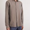 Garment-Dyed Cotton and Silk-Blend Shirt - FR Garment-Dyed Cotton and Silk-Blend Shirt - FR