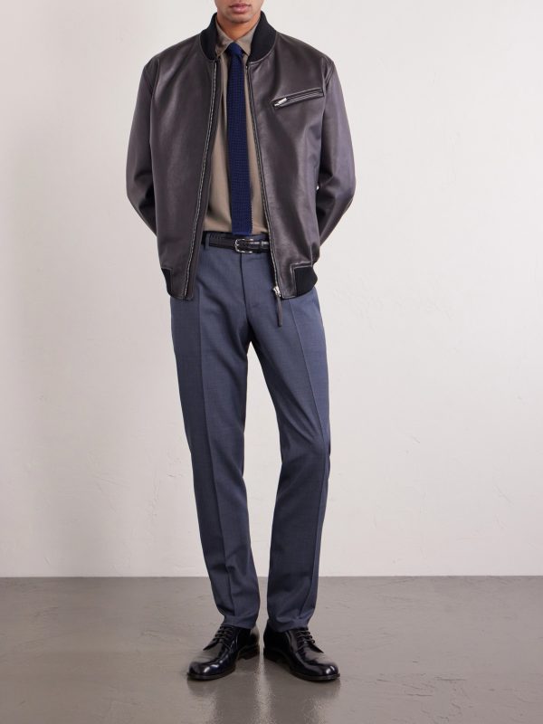 Garment-Dyed Cotton and Silk-Blend Shirt - OU Garment-Dyed Cotton and Silk-Blend Shirt - OU