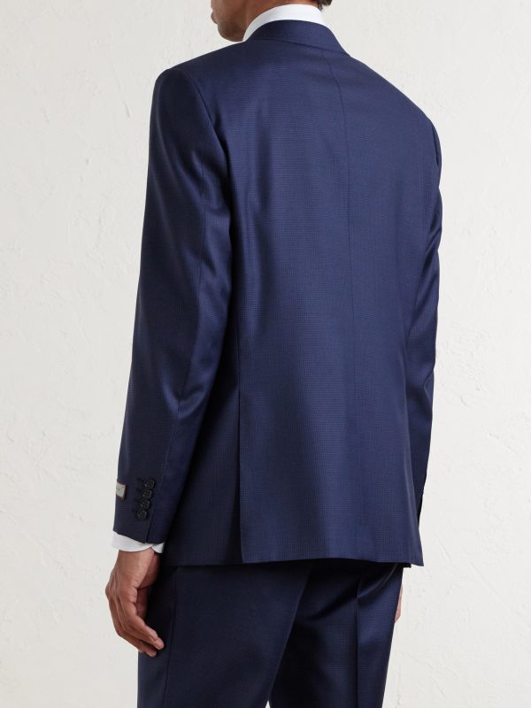 Puppytooth Wool Suit Jacket - BK Puppytooth Wool Suit Jacket - BK