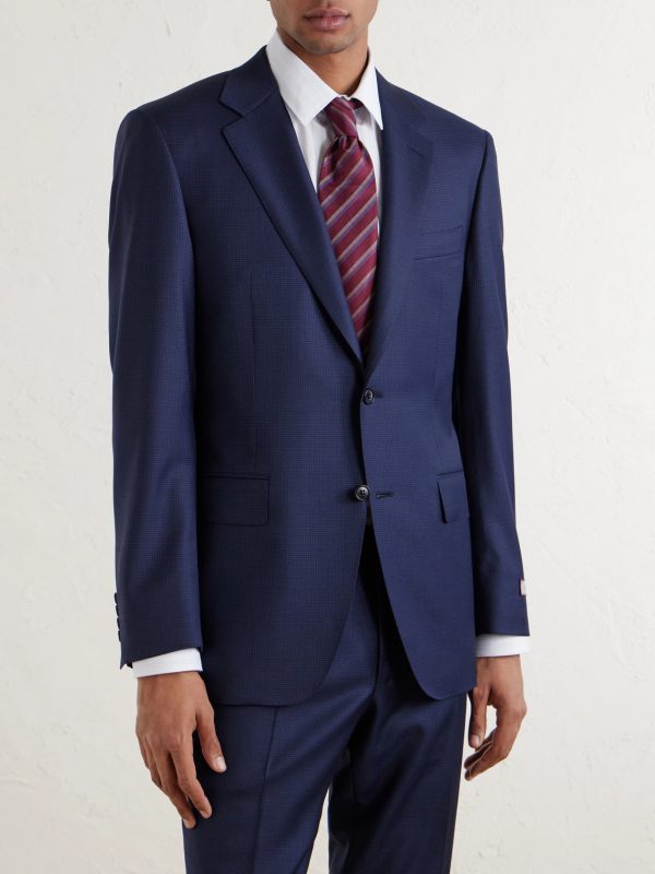 Puppytooth Wool Suit Jacket - FR Puppytooth Wool Suit Jacket - FR