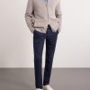 Slim-Fit Tapered Cotton-Blend Twill Chinos - OU Slim-Fit Tapered Cotton-Blend Twill Chinos - OU