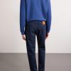 Slim-Fit Straight-Leg Jeans - BK