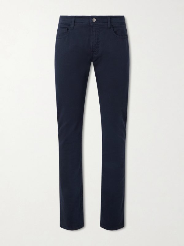 Slim-Fit Straight-Leg Jeans