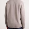 Cotton and Modal-Blend Zip-Up Cardigan - BK