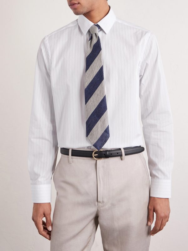 Pinstriped Cotton Shirt - FR