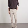 Tapered Cotton-Blend Twill Chinos - OU