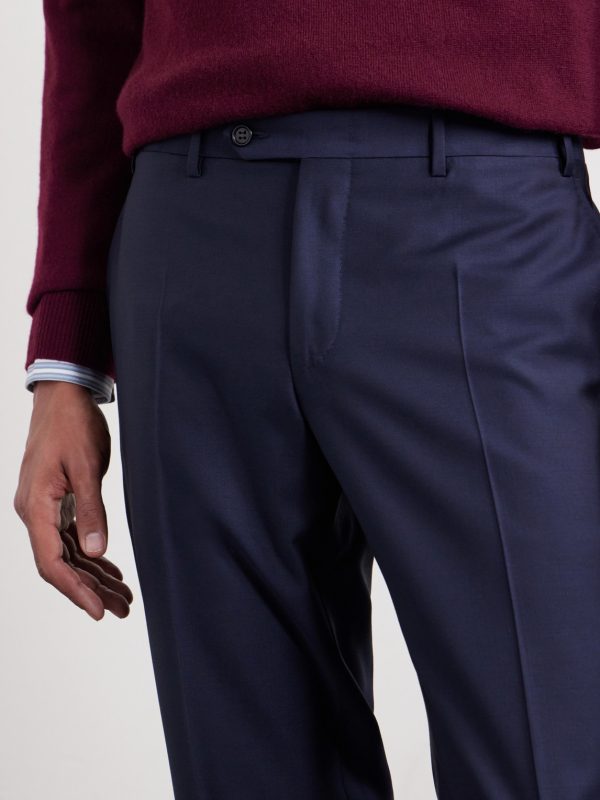 Tapered Super 130s Wool Suit Trousers - CU