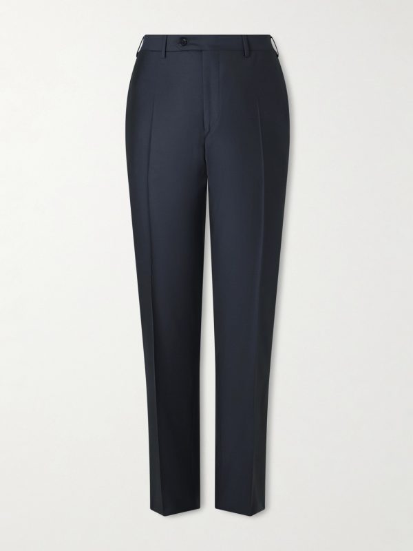 Tapered Super 130s Wool Suit Trousers