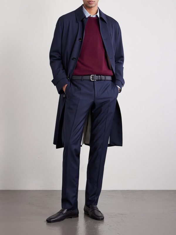 Tapered Super 130s Wool Suit Trousers - OU