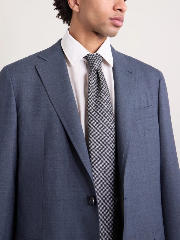 Slim-Fit Striped Cotton and Linen-Blend Shirt - E1