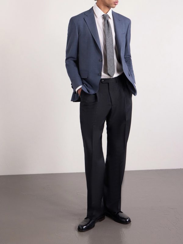 Slim-Fit Striped Cotton and Linen-Blend Shirt - FR