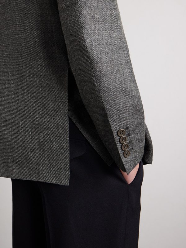 Slim-Fit Wool, Silk and Linen-Blend Twill Blazer - CU Slim-Fit Wool, Silk and Linen-Blend Twill Blazer - CU