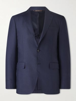 Kei Unstructured Linen and Wool-Blend Suit Jacket Kei Unstructured Linen and Wool-Blend Suit Jacket