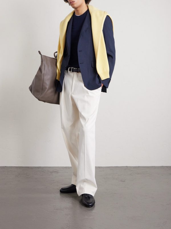 Kei Unstructured Linen and Wool-Blend Suit Jacket - OU