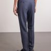 Straight-Leg Super 130s Wool Suit Trousers - BK Straight-Leg Super 130s Wool Suit Trousers - BK