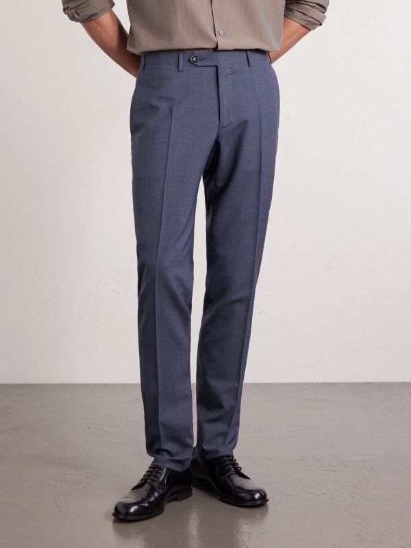 Straight-Leg Super 130s Wool Suit Trousers - FR Straight-Leg Super 130s Wool Suit Trousers - FR