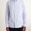 Impeccabile Cutaway-Collar Cotton-Poplin Shirt - CU
