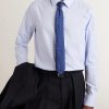 Impeccabile Cutaway-Collar Cotton-Poplin Shirt - FR