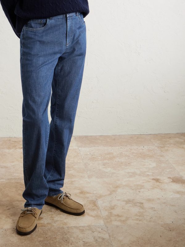 Slim-Fit Straight-Leg Jeans - FR Slim-Fit Straight-Leg Jeans - FR
