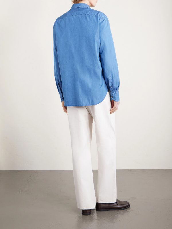 Cotton-Chambray Shirt - BK Cotton-Chambray Shirt - BK