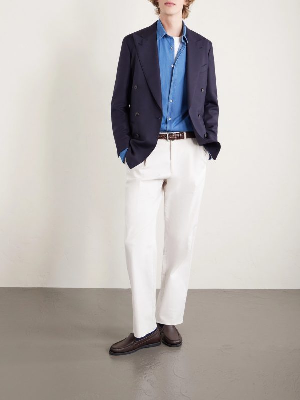 Cotton-Chambray Shirt - OU Cotton-Chambray Shirt - OU