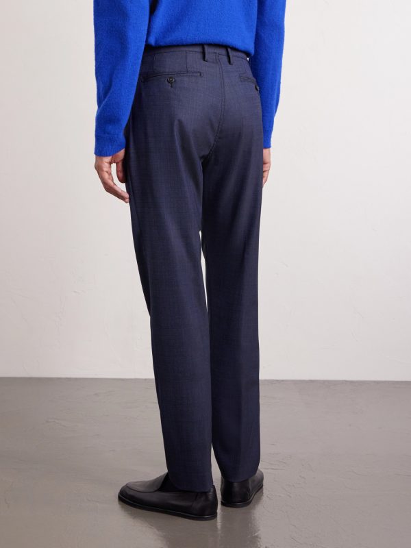 Slim-Fit Tapered Wool-Blend Chinos - BK