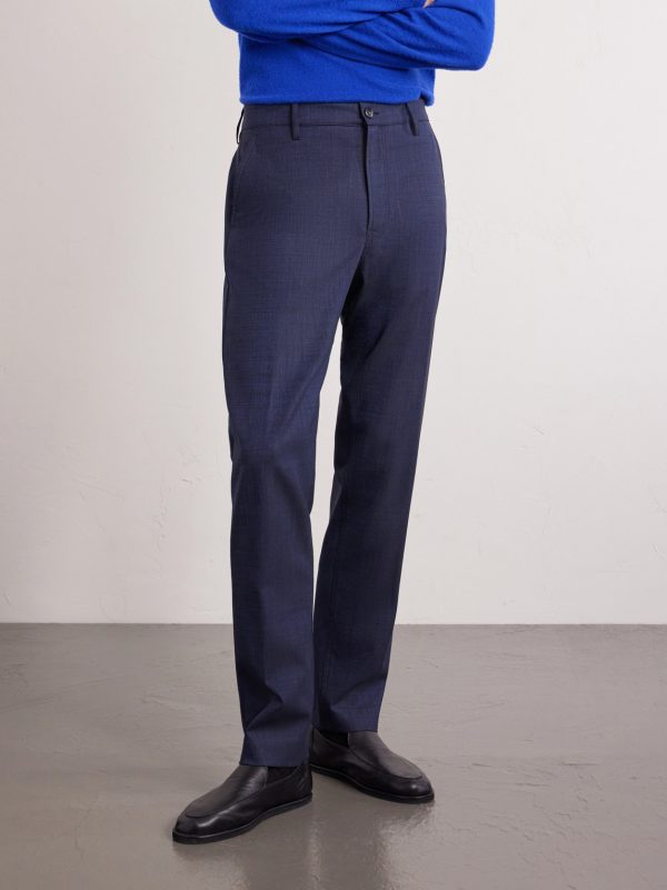 Slim-Fit Tapered Wool-Blend Chinos - FR