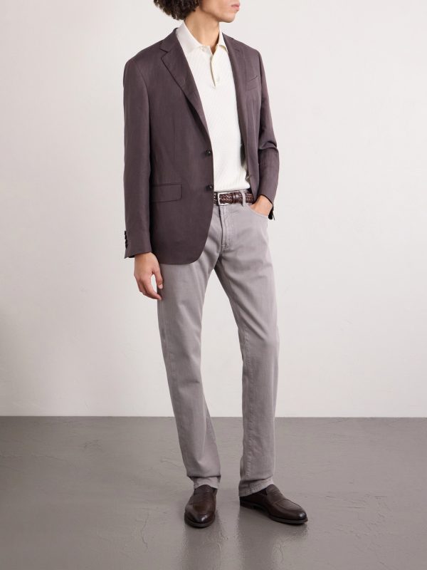 Slim-Fit Straight-Leg Jeans - OU Slim-Fit Straight-Leg Jeans - OU