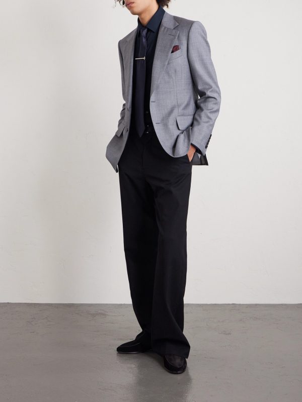 Travel Slim-Fit Cutaway-Collar Stretch-Cotton Jersey Shirt - OU