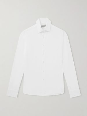 Travel Slim-Fit Cutaway-Collar Stretch-Cotton Jersey Shirt Travel Slim-Fit Cutaway-Collar Stretch-Cotton Jersey Shirt