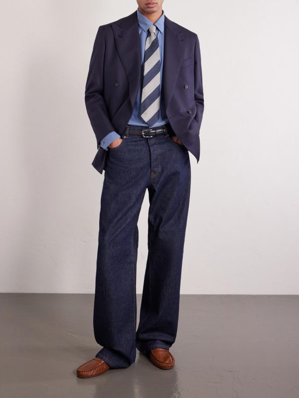 Garment-Dyed Cotton and Silk-Blend Shirt - OU Garment-Dyed Cotton and Silk-Blend Shirt - OU