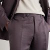 Straight-Leg Linen and Silk-Blend Suit Trousers - CU