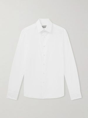 Essential Cutaway-Collar Cotton-Poplin Shirt Essential Cutaway-Collar Cotton-Poplin Shirt