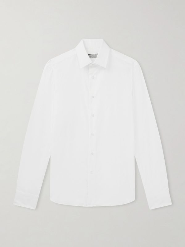 Essential Cutaway-Collar Cotton-Poplin Shirt Essential Cutaway-Collar Cotton-Poplin Shirt