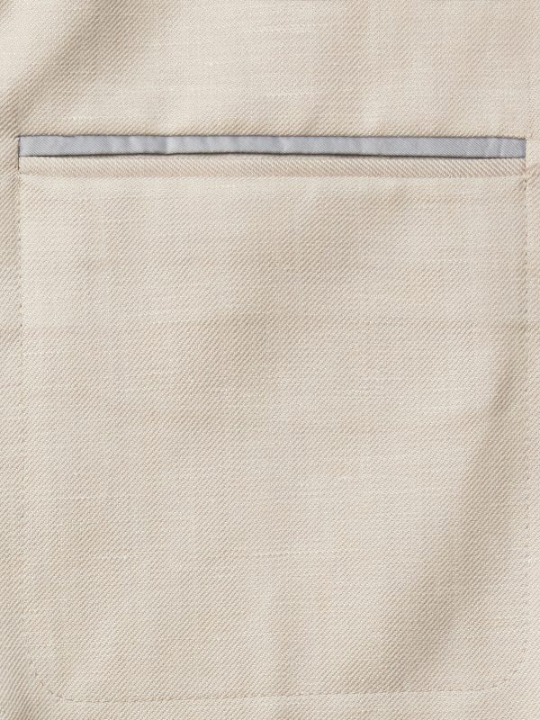 Wool and Linen-Blend Blazer - E2 Wool and Linen-Blend Blazer - E2
