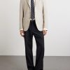 Wool and Linen-Blend Blazer - OU Wool and Linen-Blend Blazer - OU