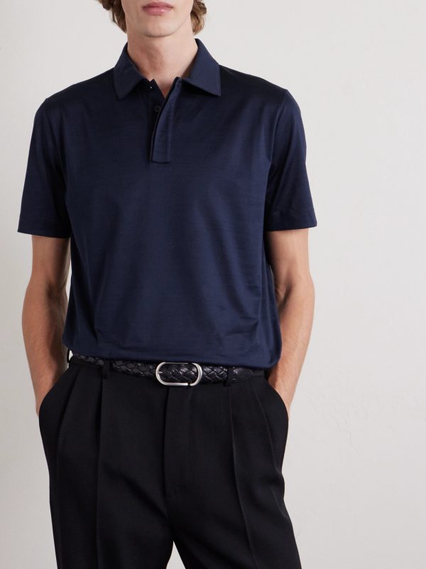 Cotton-Jersey Polo Shirt - FR Cotton-Jersey Polo Shirt - FR