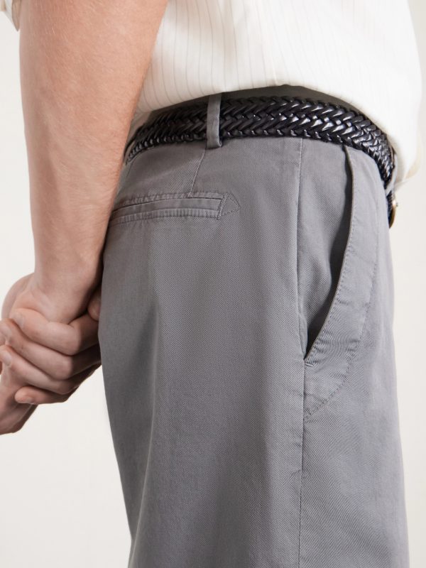 Straight-Leg Stretch Cotton-Blend Shorts - E1
