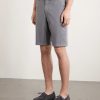 Straight-Leg Stretch Cotton-Blend Shorts - FR