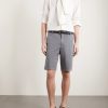 Straight-Leg Stretch Cotton-Blend Shorts - OU