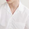 Camp-Collar Cotton Shirt - CU