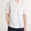 Camp-Collar Cotton Shirt - FR