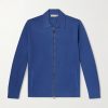 Cotton and Modal-Blend Zip-Up Cardigan Cotton and Modal-Blend Zip-Up Cardigan
