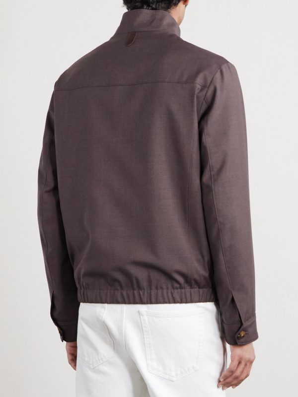 Impeccabile Wool Bomber Jacket - BK