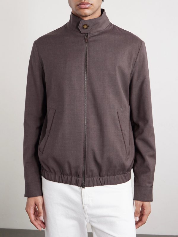 Impeccabile Wool Bomber Jacket - FR