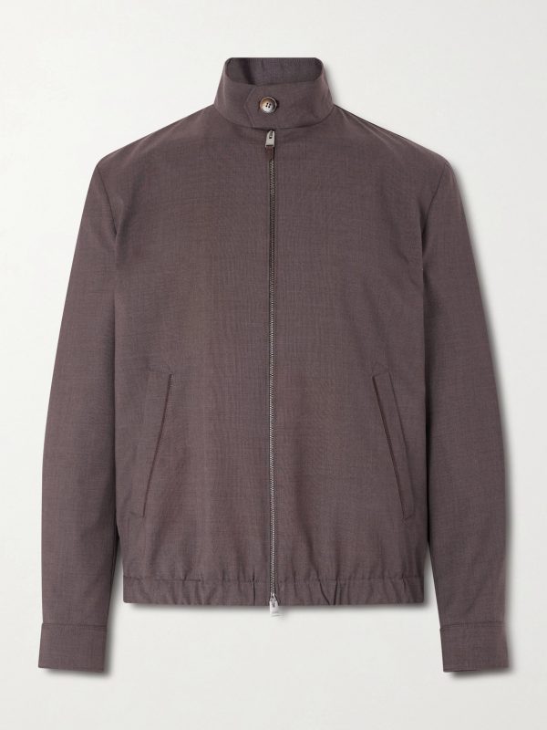 Impeccabile Wool Bomber Jacket