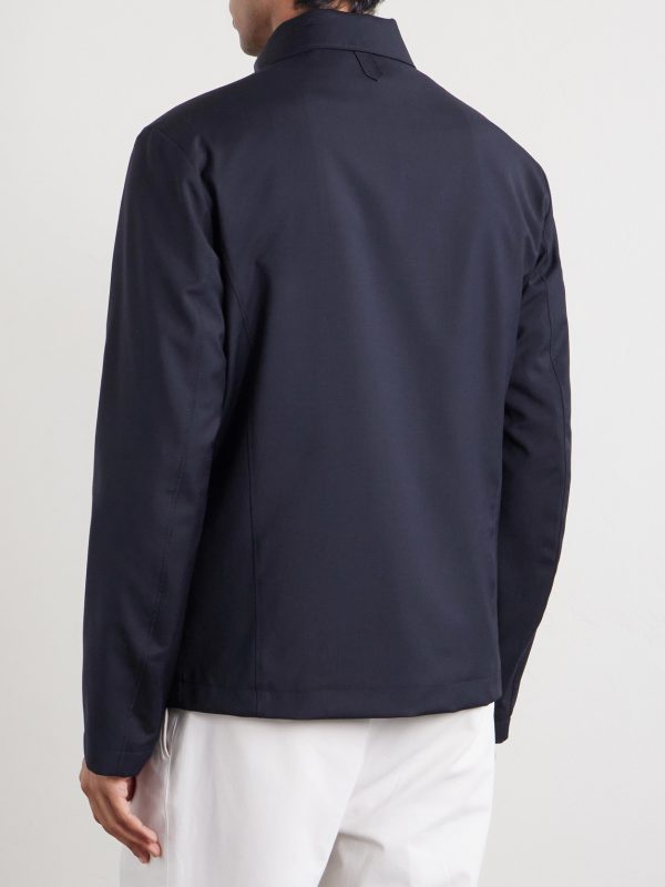 Super 120s Wool Jacket - BK Super 120s Wool Jacket - BK
