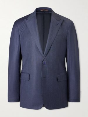 Stretch-Wool and Cashmere-Blend Suit Jacket Stretch-Wool and Cashmere-Blend Suit Jacket